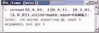   : Error, 